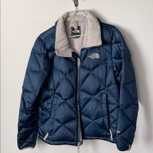 North face woman’s navy jacket M
